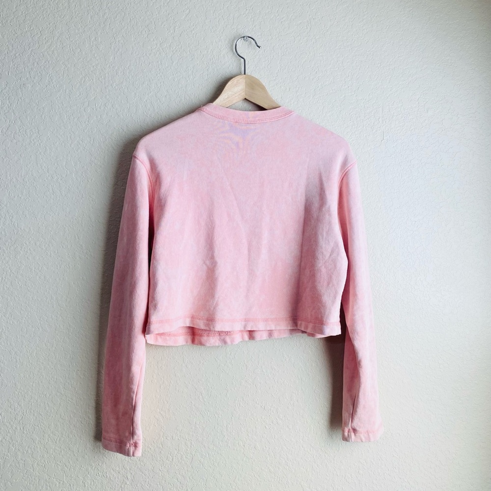 Nike Bleached Coral Summit Crew Crop Sweater S - Picture 6 of 11